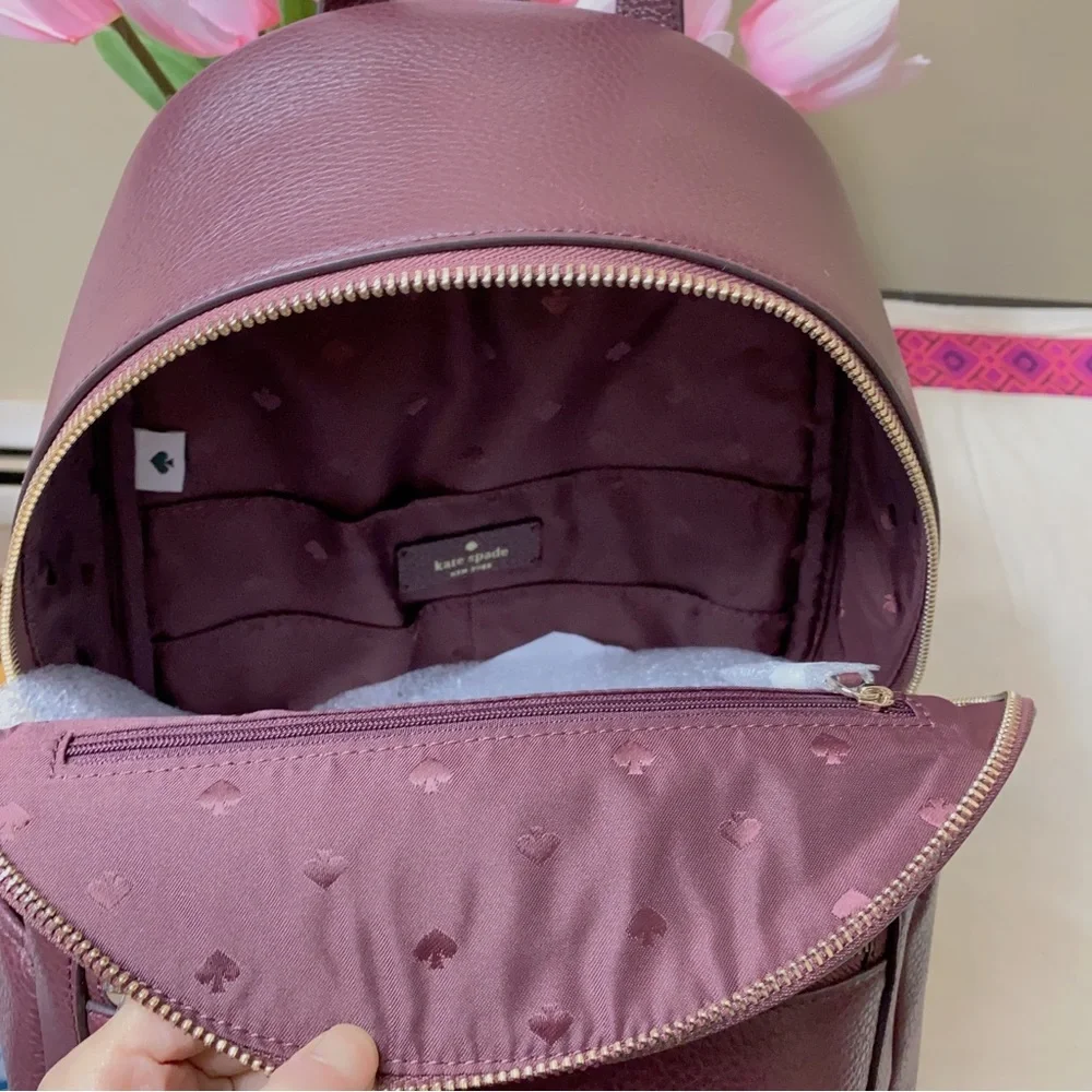 Kate Spade Leila Dome Backpack in cherrywood_4